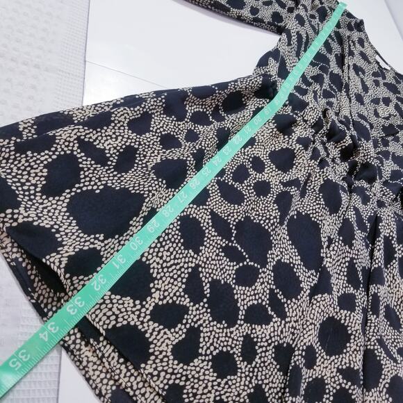 Parker Women size XS  V-Neck Long Sleeves Printed Mini Dress - Picture 7 of 10